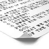 Hail, heilig Koningin Poster (Hoek)