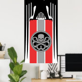 Hail Hydra Tapestry Poster (Thuiskantoor)