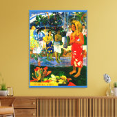 Hail Mary (Ia Orana Maria) (1891) van Paul Gauguin Canvas Afdruk (Insitu (Woonkamer))