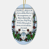 Hail Mary Keramisch Ornament (Links)