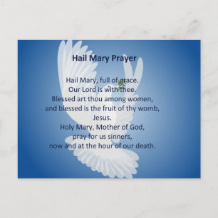 Hail Mary Prayer Briefkaart