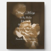 Hail Mary Prayer Fotoplaat (Voorkant)