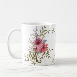 Hail Mary Prayer Religieuze Ave Maria Latijn Koffiemok