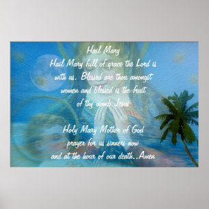 HAIL MARY     PRAYERBEAUTIFUL POSTER