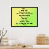 Hail Mary Print Poster variété de formats de papie (Cuisine)