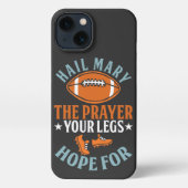 Hail Mary The Prayer Funny Sports iPhone Hoesje (Achterkant)
