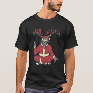 Hail Père Noël laide de Noël Sweat Rock Metal S