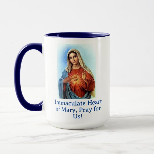 Hail personnalisée Mary Mug (Gauche)