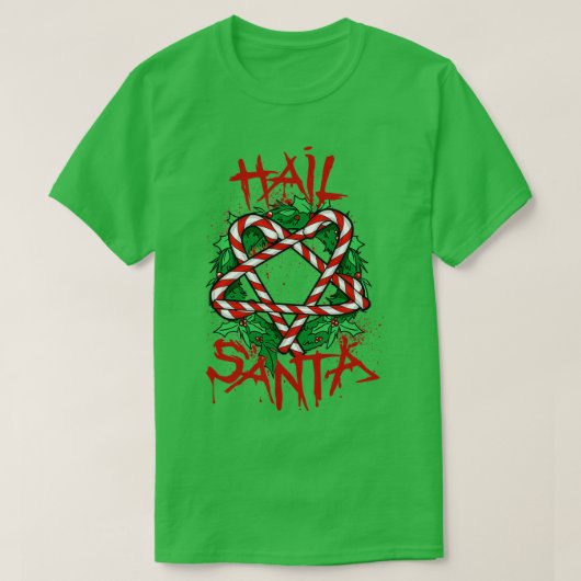 Hail Santa 2  T-shirt (Design voorkant)