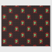 Hail Santa - Halloween Zombie Kleiner Print Cadeaupapier (Vlak)