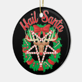Hail Santa! Keramisch Ornament (Links)
