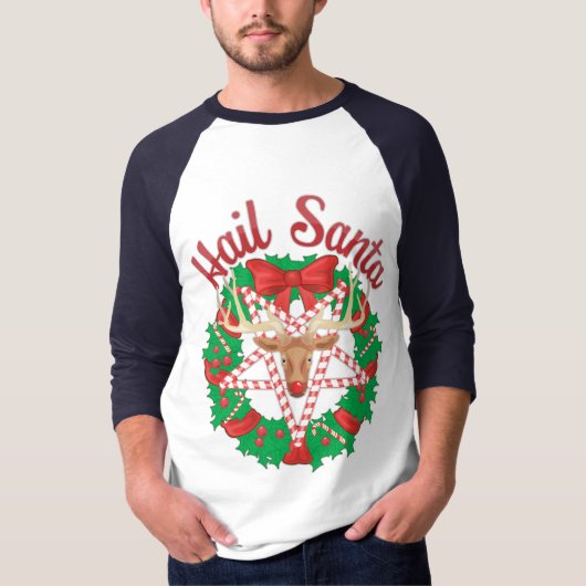 Hail Santa T-shirt (Voorkant)