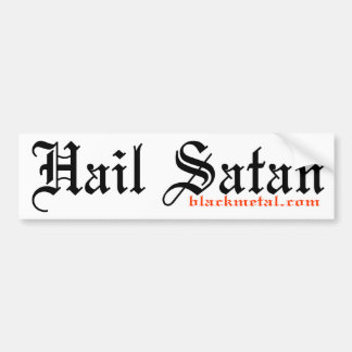 Hail Satan Bumpersticker