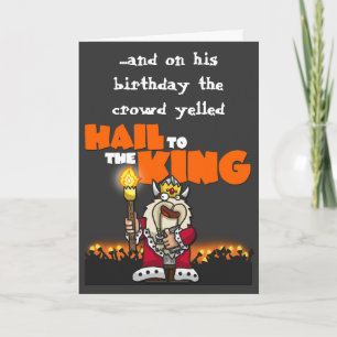 Hail to the King - Verjaardag Kaart