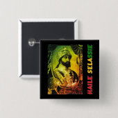 Haile Selassie Button (Voorkant /achterkant)