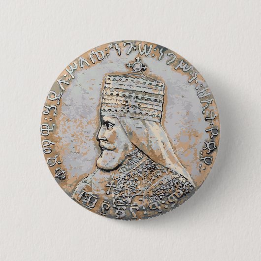 Haile Selassie Button (Voorkant)