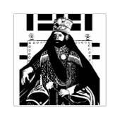Haile Selassie Emperor of Ethiopia Rastafari Stamp Rubberstempel (Afrduk)