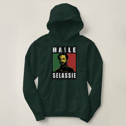 Haile Selassie Emperor - Reggae - Hoodie (Design voorkant)
