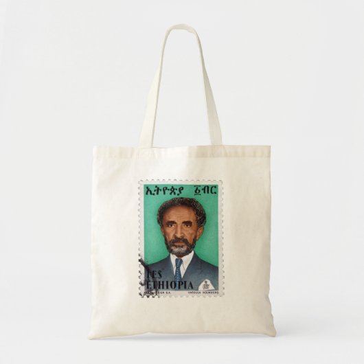 Haile Selassie Empire of Ethiopia Rastafari Bag Tote Bag (Voorkant)