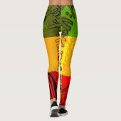 Haile Selassie Empress Menen Rasta Leggings (Dos)