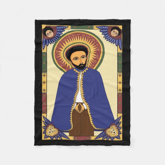 Haile Selassie Fleece Blanket (Voorkant)