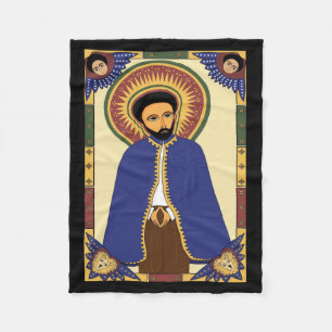 Haile Selassie Fleece Blanket Deken