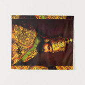 Haile Selassie HIM Jah Rastafari Tapisserie (Devant (Horizontal))