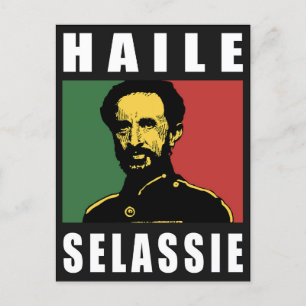 Haile Selassie - HIM - Rastafari - Briefkaart