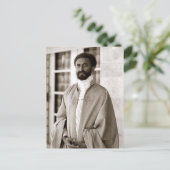 Haile Selassie - HIM - Rastafari - Briefkaart (Staand voorkant)