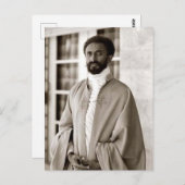 Haile Selassie - HIM - Rastafari - Briefkaart (Voorkant / Achterkant)
