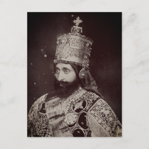 Haile Selassie - HIM - Rastafari - Carte postale