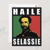 Haile Selassie - HIM - Rastafari - Carte postale (Devant / Derrière)