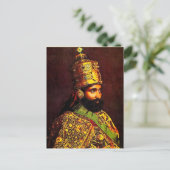 Haile Selassie - HIM - Rastafari - Carte postale (Debout devant)