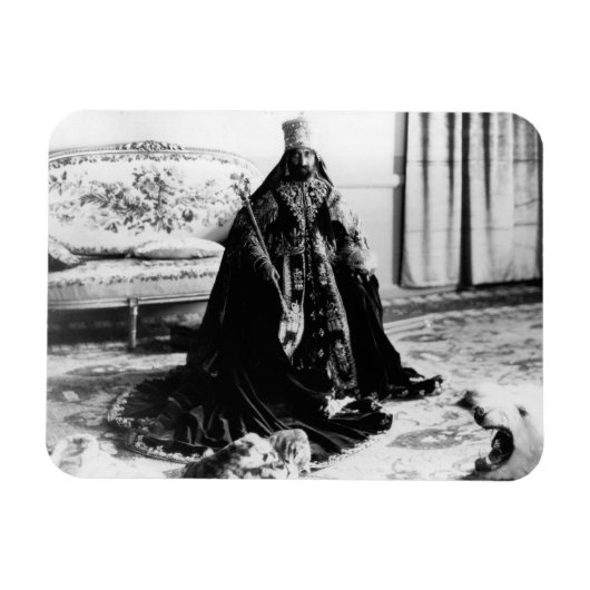 Haile Selassie - HIM - Rastafari - Jah Magnet (Horizontal)