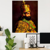 Haile Selassie - HIM - Rastafari - Postcard Poster (Thuiskantoor)