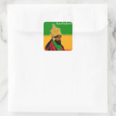 Haile Selassie I, autocollant Rastafari (Sac)