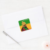 Haile Selassie I, autocollant Rastafari (Enveloppe)