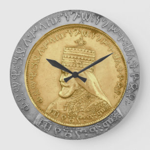 Haile Selassie I HEM Jah Rastafari Rasta Jah Zegen Grote Klok