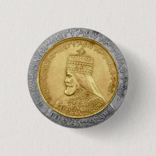 Haile Selassie I HEM Jah Rastafari Rasta Jah Zegen Ronde Button 3,2 Cm