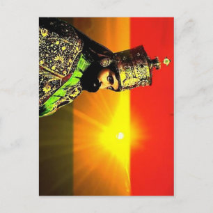 Haile Selassie I - HIM - Jah Rastafari - Briefkaar Briefkaart