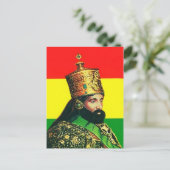 Haile Selassie I - HIM - Jah Rastafari - Carte pos (Debout devant)