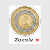 Haile Selassie I HIM Jah Rastafari Rasta Jah Bless Sticker (Vel)