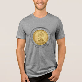 Haile Selassie I HIM Jah Rastafari Rasta Jah Bless Tri-Blend Shirt