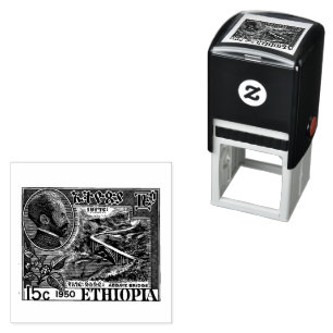 Haile Selassie I Jah Rastafari Houten Stempel