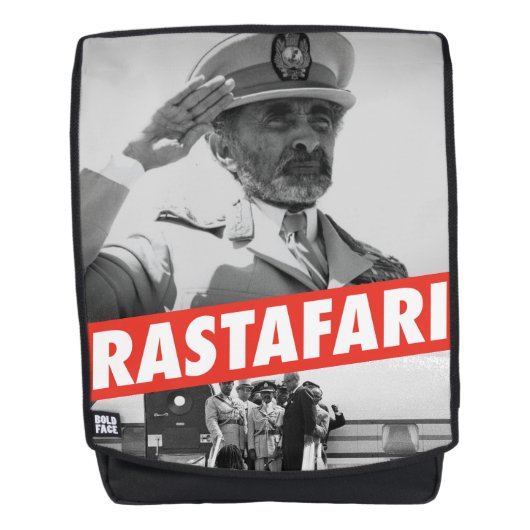 Haile Selassie - Jah Rastafari - Empereur Sac à do (Devant)