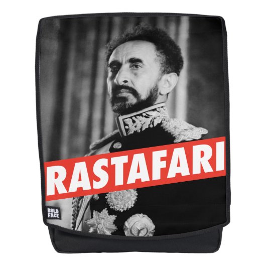 Haile Selassie - Jah Rastafari - Empereur Sac à do (Devant)