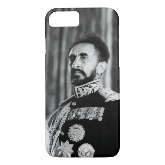 Haile Selassie - Jah Rastafari - iPhone Case (Achterkant)
