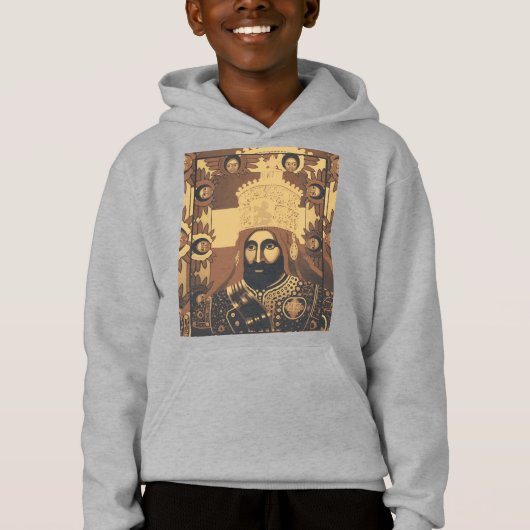 Haile Selassie Jah Rastafari Modern Art Rasta (Voorkant)