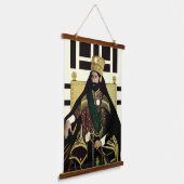 Haile Selassie Jah Rastafari Rasta Reggae Roots Hangend Wandkleed (Gebogen)