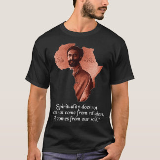 Haile Selassie Jah Rastafari Rastafarian T-shirt
